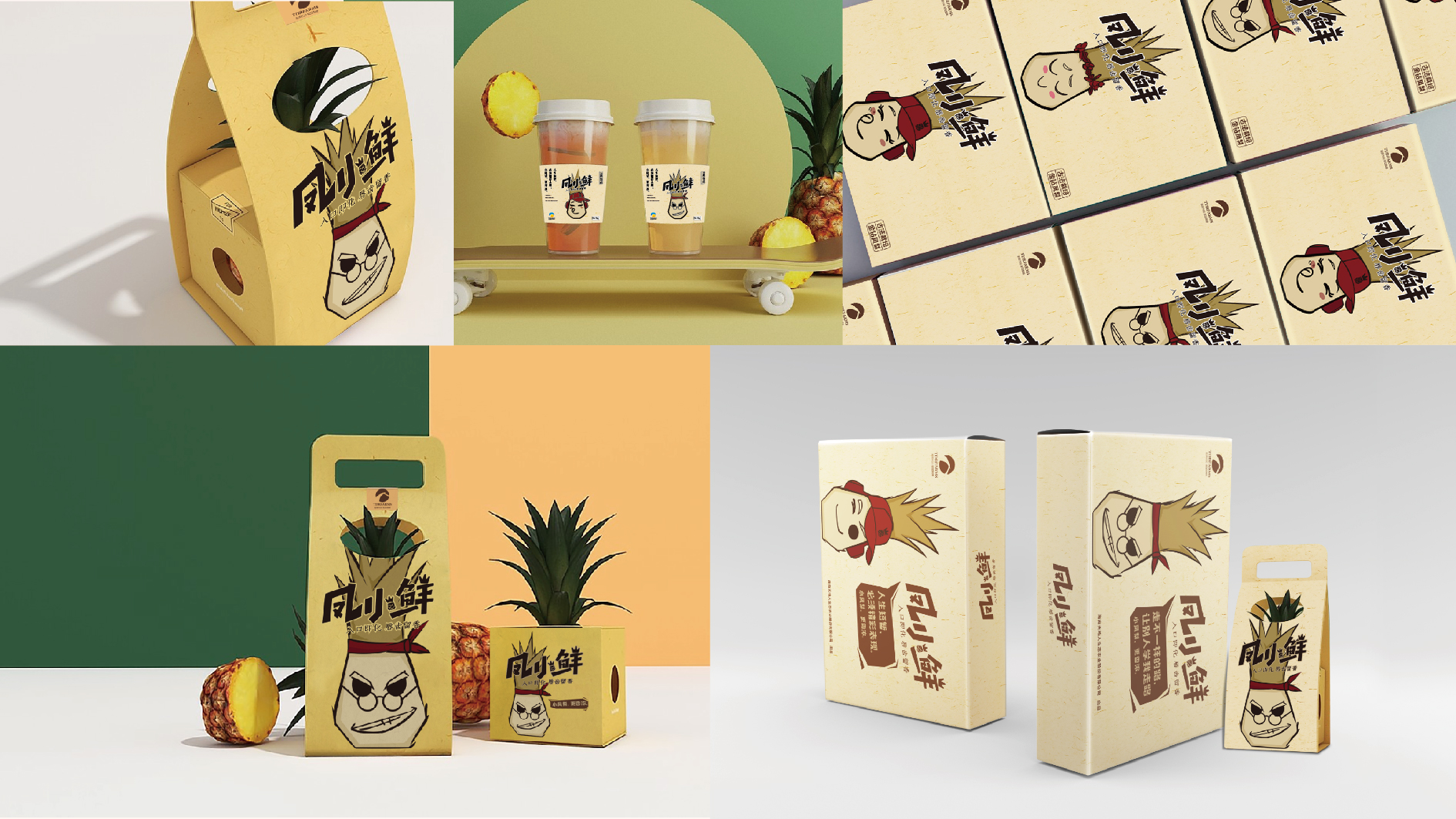 楚雄凤小鲜凤梨品牌形象设计